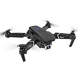 WiFi FPV Drone with 1080P HD Camera Live Video for Beginners, RC Quadcopter,Foldable, Follow Me, Gesture Control, Circle Fly, Auto Hover & 5G WiFi Transmission (Black)