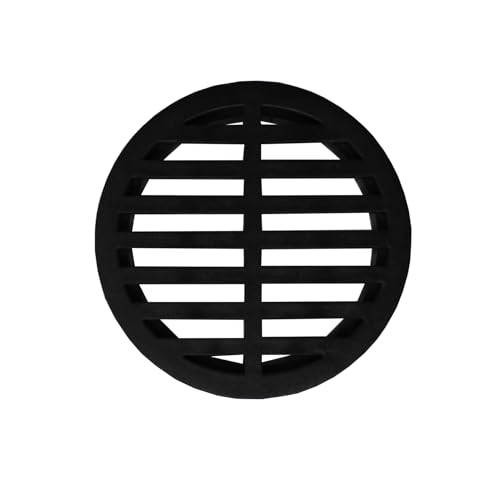 4" Outdoor Round Flat Drain Grate Cover (4, Black) by JSP Manufacturing - Used condition - Image 7