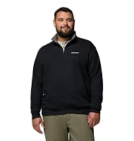 Columbia Mens Hart Mountain II Half Zip Fleece Jacket, Black, Large — image 6
