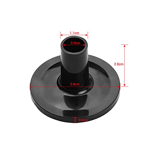 8pcs Black Cymbal Sleeves 8mm para Batería miniatura 2