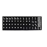 Fácil de aplicar y quitar. MayHei Pegatinas de Teclado, Árabe, Alemán, Ruso, Francés, Coreano, Tailandés, Español, Italiano, Inglés Pegatinas de Distribución de Teclado del Alfabeto para Computadoras Portátiles (Español)