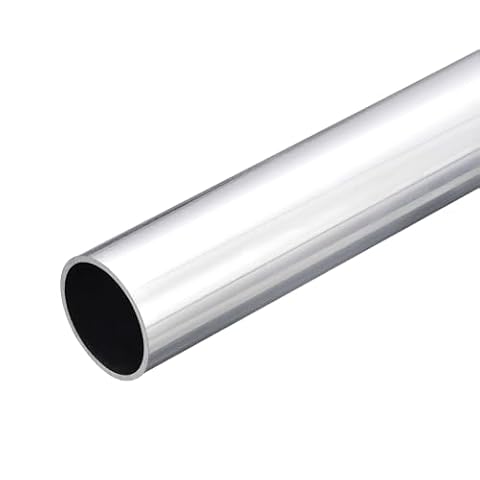 DMiotech (32 mm średnica zewnętrzna x 29 mm ID) 6063 aluminiowa okrągła rura o długości 300 mm przemysłowe metalowe rury do budowy ram maszyn projekty DIY