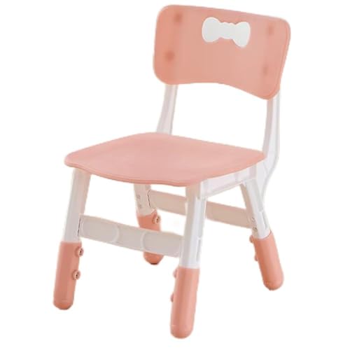 [MumuElf] 子供椅子 高さ調節可能 学習チェア デスクチェア 小学生 幼稚園 2歳以上 耐荷重性 疲れない 背もたれ付き 厚肉PP 滑り止め 持ち運び便利 (深藕色（しんれんこんいろ）) [並行輸入品]