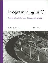 Programming in C 3th (third) edition Text Only: Stephen G. Kochan ...