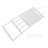 Abaodam Haarspangenhalter und Haargummi Organizer für Mädchen Hängender Netztaschen Organizer aus Leder mit 20 S-Haken Türaufhängung für Kinderzimmer und Badezimmer