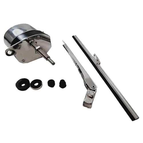 Kit moteur d'essuie-glace réglable inox pour voiture ancienne hot rod et jeep américaine custom