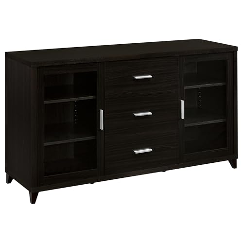 With 3 Drawers And Adjustable Shelves - Living Room - Cappuccino - 700881