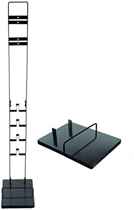 Paxanpax PFC764_17, PFC764R Cordless Cleaner and Accessories Floor Stand for Dyson V15 Detect Absolute, Vacuum Holder, Rack, Freestanding Metal Design, No Drilling The Wall, Dark Grey