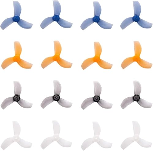 Gemfan 35MM 3-Blade Props 1mm Hole Whoop Drone Propellers Compatible 08028 Brushless Motor for 1S Micro Tiny Whoop Drone Quadcopter(8CW 8CCW)