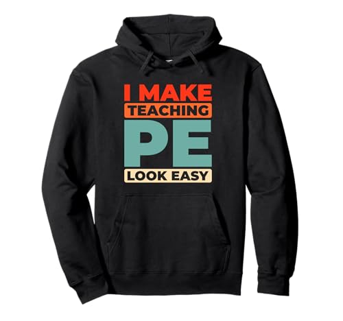Retro Educación - Vintage Profesor De Educación Física Sudadera con Capucha