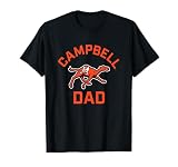 Campbell University Fighting Camels Arched Dad T-Shirt