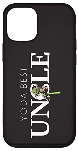 Coque iPhone 12 Star Wars Yoda Best Uncle protection sabre laser pour smartphone Apple