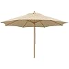 Schneider Parasol Malaga, natuur, 300 cm rond, 614-02, frame aluminium/staal, bekleding polyester, 7,2 kg