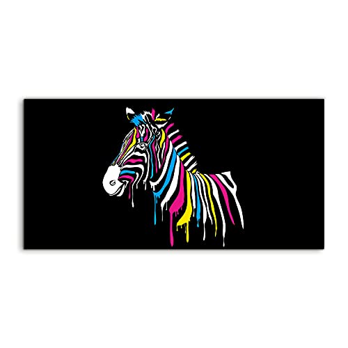 Tableau acrylique 100x50cm Zebra Belts pour décoration murale de salon