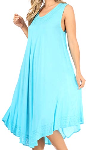 Sakkas Everyday Essentials Caftan Tank Dress/Cover Up3