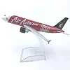 DAGIJIRD 1/400 Scale Asia Best 2007 A320 Model Passenger Plane Model Metal Airplane Model with Display Stand