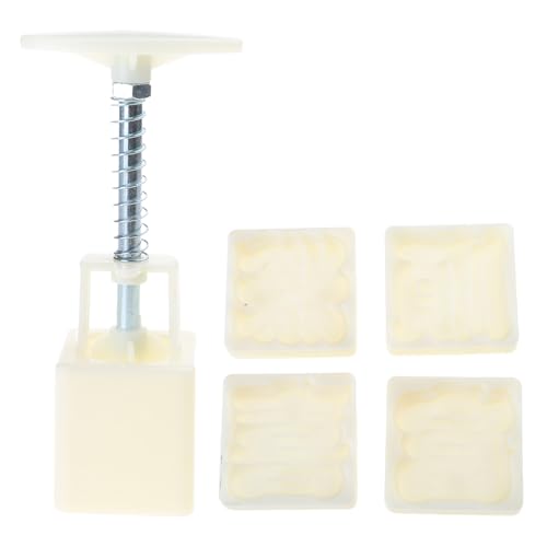 MidAutumn - Molde para hacer postres, herramienta para hornear con personajes de flores, moldes de postre de prensa a mano, émbolos, herramienta de pasteles, moldes de postre de personajes de flores