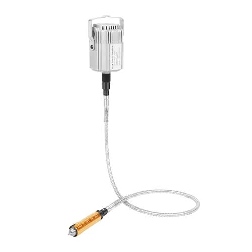 Rotary Tool Flex Shaft Hanging Grinder Carver Electric Multi-Function Metalworking Tools Repair Kit, Foot Pedal Control, 780W Strong Power, Metal Flexible-Shaft