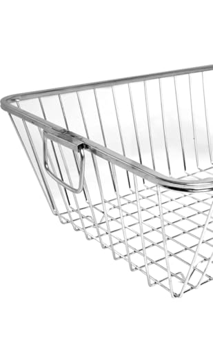 Image of Dish Drainer Basket for Kitchen | Utensil Stand for Kitchen | Dish Drying Rack with Drainer Bartan Stand Dish Rack with - 360 Degree Rotation Dish Drainer (Stainless Steel)