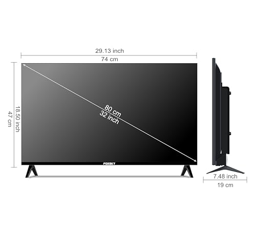Image of Foxsky 80 cm (32 inches) HD Ready Smart LED TV 32FS-VS (Black)