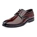 Bacca Bucci® Vancouver Formal Lace-up Dress Shoe with Superior Comfort | All Day wear Office or Party Shoes- Maroon