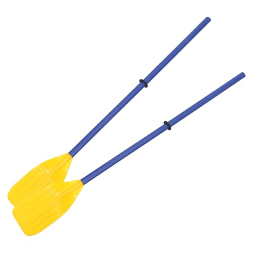 BESPORTBLE Rowing Boat Paddle Pair Canoe Kayak Boat Oars Abs Plastic Floats Easy to Carry Use