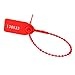 Leadseals(R) 1000 Plastic Tamper Seals, Zip Ties for Fire Extinguishers Pull Tite Security Tags Numbered Disposable Self-Locking Tie 250mm Length (Red)