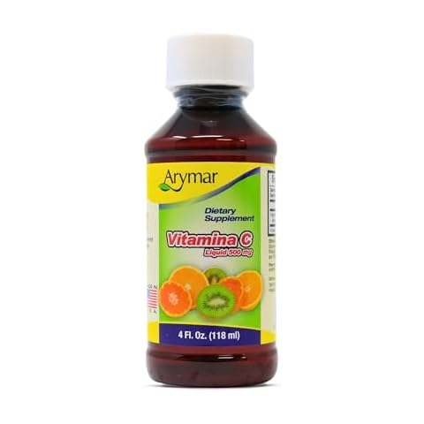 ARYMAR Vitamin C for Adults, Immune Support, Antioxidant, Orange Flavor (4 Fl Oz/Pack of 1) Cover