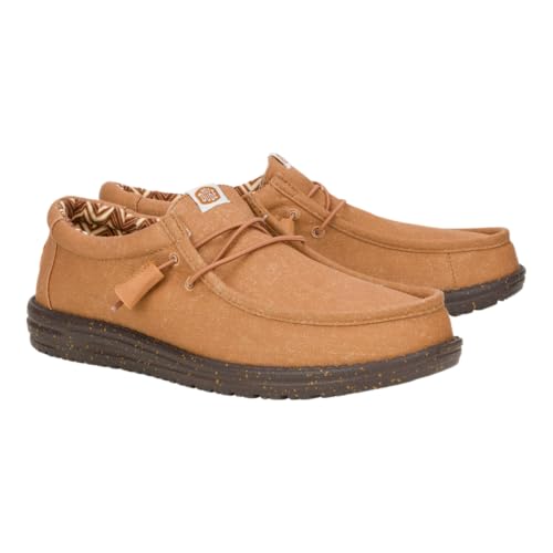 image for HEYDUDE Wally Stretch Canvas Nut Size 8, Men’s Shoes, Men's Slip-on 