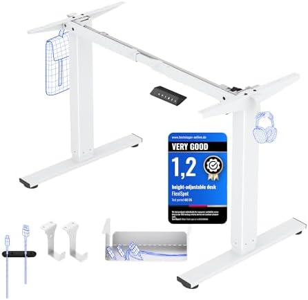 FLEXISPOT Electric Lift Desk Height Adjustable Desk Frame, ...