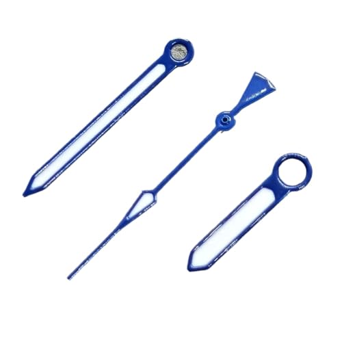 Aiguille de montre 12,5 mm blanche compatible NH35 et 4R35 pour cadran épuré