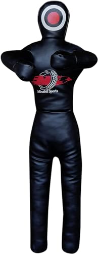 Minahil 6ft MMA Grappling Dummy Boxing Bag Black