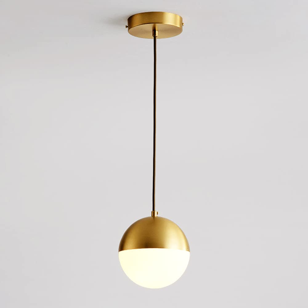 Luminaires décoratifs de à E27 anti éblouissement suspension dorée