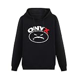 Onyx Bacdafucup - Sudadera con capucha de manga larga para hombre, diseño de rap, hip hop, color negro, Negro, L