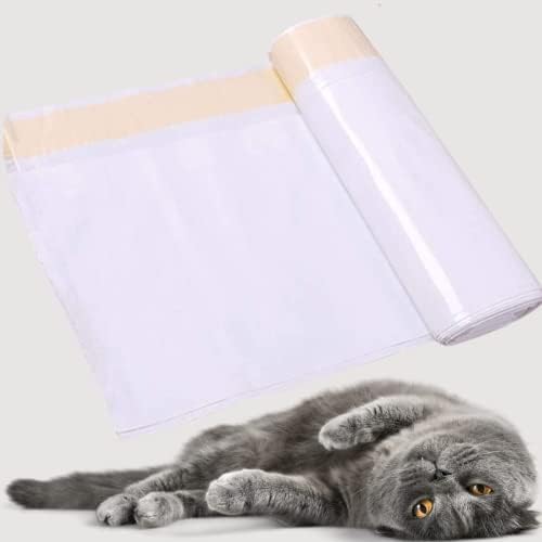 Pack of 75 Cat Litter Tray Liners Scratch Resistant Bags For Cat Litter BoxCat litter box liners fits trays up to 38x48cm - with drawstrings - Litter Tray Liner - Cat Litter Bags -Medium to large (75)