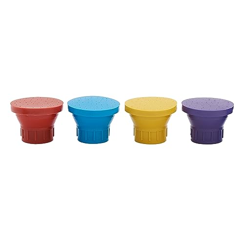 4 Pcs Bottle Top Waterers - Ducha portátil para perros al aire libre - Rociador tapa de botella - Cabezal de ducha para botella para carretera, viaje, camping y senderismo, plástico miniatura 1