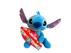 Peluche Disney Lilo et Stitch 50 cm avec Planche de Surf