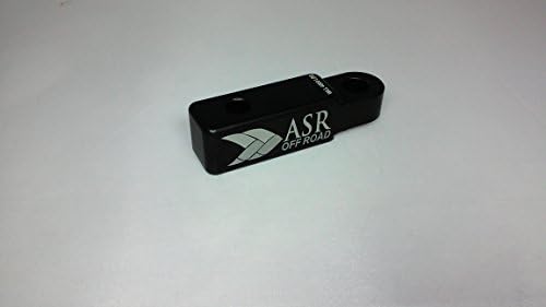 ASR Off Road Hitch to Shackle Adapter (1.25 Square Hitch Receiver, Black)