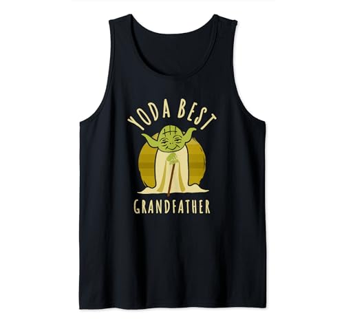 Débardeur Star Wars Yoda Best Grandfather en coton confortable pour l'été