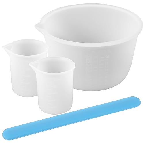 LIFKOME Tazas De Medición Para Epoxi Kit De Mezcla Para Manualidades Para Artesanías y Proyectos De Epoxy