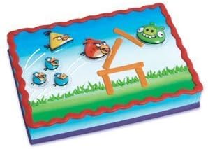 Angry Birds Pop Top Cake Decorations - 4 pcs