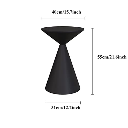 Petite table de chevet en métal ronde pour optimiser les petits espaces - 3