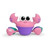jouet bebe playskool Comprend un interrupteur marche/arrêt, un bouton sur le dessus de la carapace pour lancer le crabe, ainsi que 3 piles AAA de démonstration pour s’amuser dès l’ouverture (remplacement recommandé à la maison)