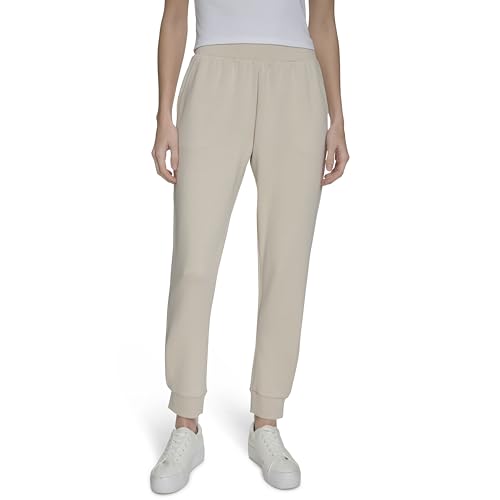 Andrew Marc Women's Pull-On Yoga Pants - Wide Leg Foldover Waistband Regular Fit