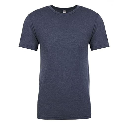 Next Level Mens Tri-Blend Crew Neck T-Shirt (M) (Indigo)