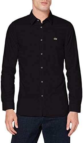 Lacoste Men's Ch2668 Shirt, Color: Black, Size: S: Buy Online at Best Price  in UAE - Amazon.ae