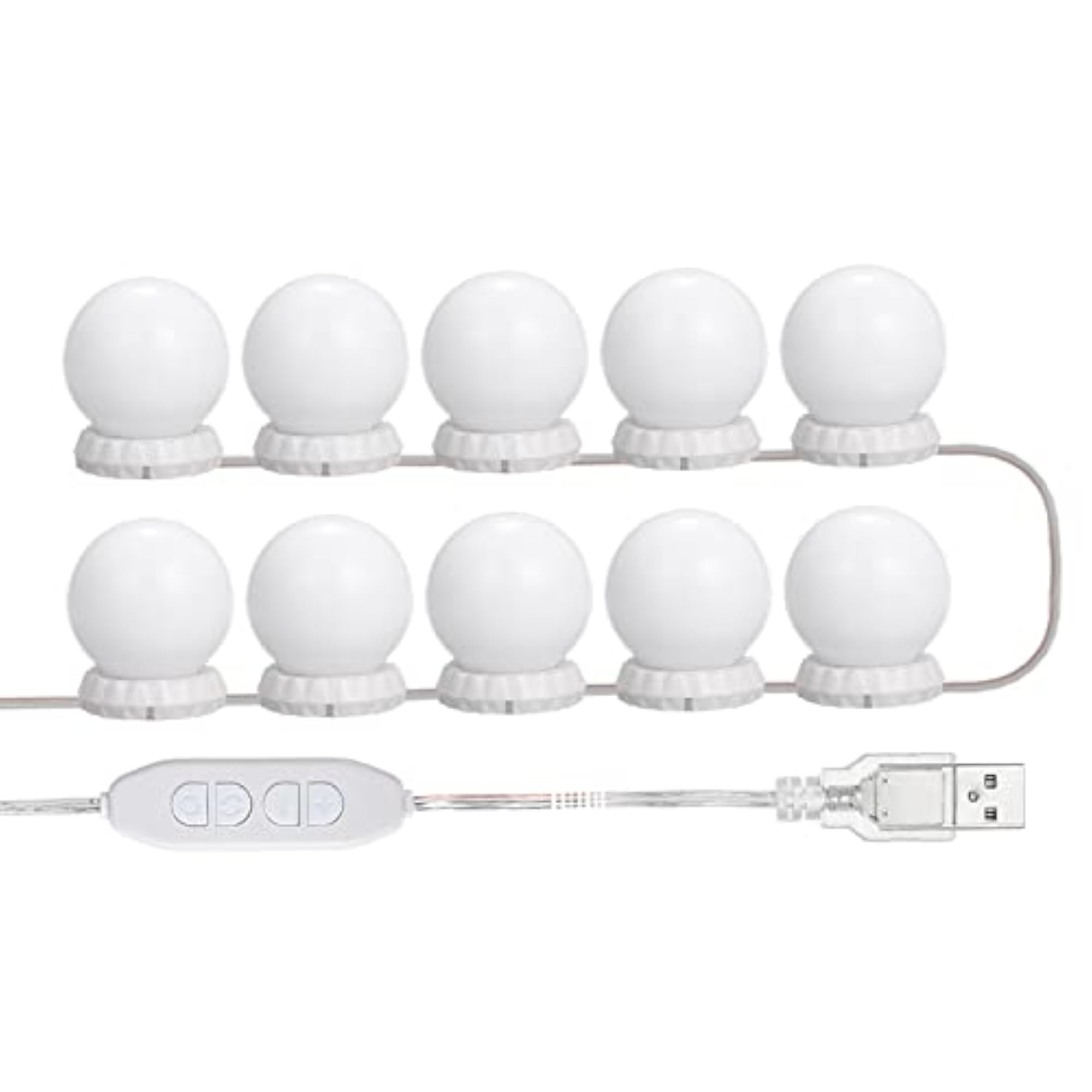Vanity LED Mirror Lights Kit with Adjustable Brightness