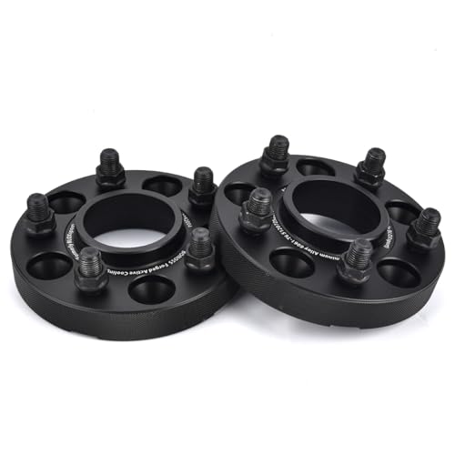 BONOSS Active Cooling Wheel Spacer 2pcs 5x120 CB72.6 Wheel Spacers with M14x1.5 bolts for Land Rover 2019+ Defender, Discovery 3 4 5, Range Rover 2002-2022 (20mm)