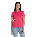 Camisa Polo Piquet Feminina Lisa Gola Polo Loja Mirante (BR, Alfa, GG, Regular, Rosa Pink)