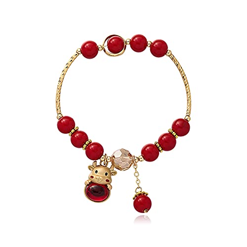Agate rouge en pierres précieuses naturelles et cristal pour bijou de prestige